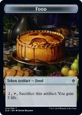 Food Token 015 020 Full Art Throne of Eldraine Singles Food Token 015 020 Full Art Throne of Eldraine Singles