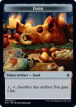 Food Token 018 020 Full Art Throne of Eldraine Singles Food Token 018 020 Full Art Throne of Eldraine Singles