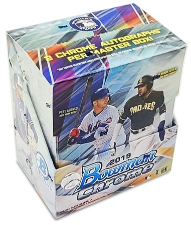2019 Bowman Chrome Baseball Master Hobby Box Topps 08265 Baseball Trading Card Sealed Product 2019 Bowman Chrome Baseball Master Hobby Box Topps 08265 Baseball Trading Card Sealed Product