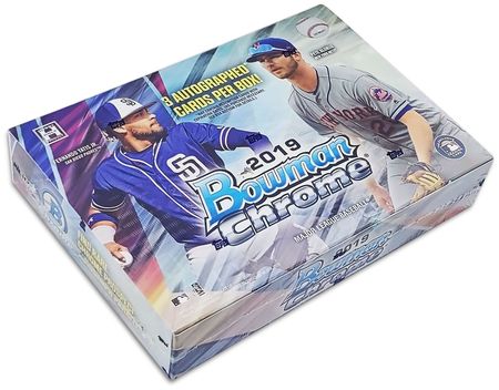 2019 Bowman Chrome Baseball HTA Choice Topps Hobby Box Topps 08267 Baseball Sealed Product 2019 Bowman Chrome Baseball HTA Choice Topps Hobby Box Topps 08267 Baseball Sealed Product