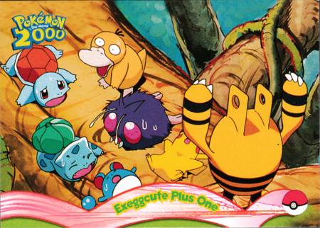 Exeggcute Plus One 6 Movie 2000 Topps Pokemon Exeggcute Plus One 6 Movie 2000 Topps Pokemon