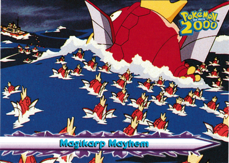 Magikarp Mayhem 20 Movie 2000 Topps Pokemon Magikarp Mayhem 20 Movie 2000 Topps Pokemon