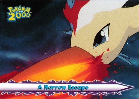 A Narrow Escape 53 Movie 2000 Topps Pokemon A Narrow Escape 53 Movie 2000 Topps Pokemon