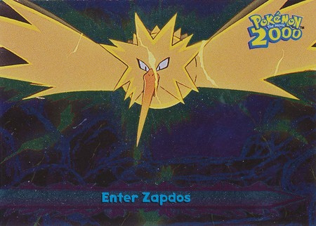 Enter Zapdos 33 Foil Movie 2000 Topps Pokemon Pokemon Movie 2000 Topps Enter Zapdos 33 Foil Movie 2000 Topps Pokemon Pokemon Movie 2000 Topps