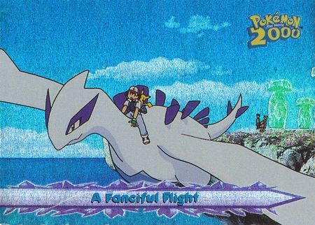 A Fanciful Flight #65 - Rainbow Foil Movie 2000 (Topps) Pokemon