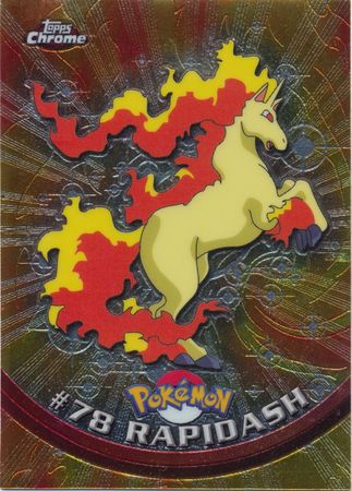 Rapidash 78 Foil Series 2 Topps Pokemon Rapidash 78 Foil Series 2 Topps Pokemon