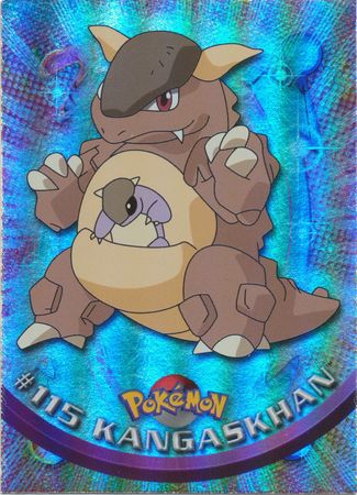 Kangaskhan 115 Foil Series 2 Topps Pokemon Kangaskhan 115 Foil Series 2 Topps Pokemon