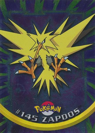 Zapdos 145 Foil Series 3 Topps Pokemon Series 3 Topps Zapdos 145 Foil Series 3 Topps Pokemon Series 3 Topps