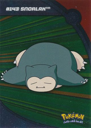 Snorlax HV14 Foil Series 3 Topps Pokemon Snorlax HV14 Foil Series 3 Topps Pokemon