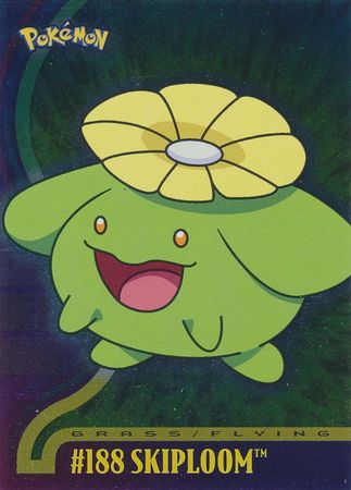 188 Skiploom Foil Johto Series 1 Topps Pokemon Johto Series 1 Topps 188 Skiploom Foil Johto Series 1 Topps Pokemon Johto Series 1 Topps