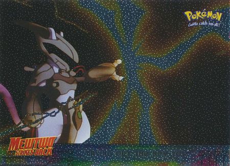 Trying Out the New Toy 7 Foil Embossed Sand Mewtwo Strikes Back Topps Pokemon Pokemon the First Movie Topps Trying Out the New Toy 7 Foil Embossed Sand Mewtwo Strikes Back Topps Pokemon Pokemon the First Movie Topps