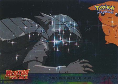 The Rebirth of Ash 38 Foil Mewtwo Strikes Back Topps Pokemon Pokemon the First Movie Topps The Rebirth of Ash 38 Foil Mewtwo Strikes Back Topps Pokemon Pokemon the First Movie Topps