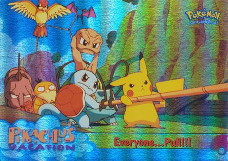 Everyone Pull 52 Foil Pikachu s Vacation Topps Pokemon Everyone Pull 52 Foil Pikachu s Vacation Topps Pokemon