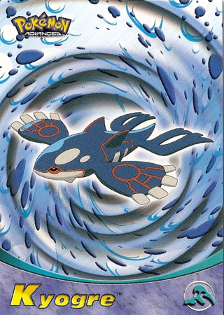 Kyogre 43 Advanced Topps Pokemon Advanced Topps Kyogre 43 Advanced Topps Pokemon Advanced Topps