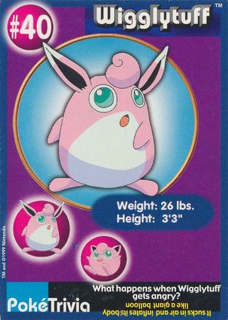 Wigglytuff 40 PokeTrivia Mewtwo Strikes Back Collectible Movie Scene 3 Wigglytuff 40 PokeTrivia Mewtwo Strikes Back Collectible Movie Scene 3