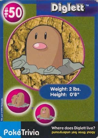 Diglett 50 PokeTrivia Mewtwo Strikes Back Collectible Movie Scene 4 PokeTrivia Collectible Movie Scenes Diglett 50 PokeTrivia Mewtwo Strikes Back Collectible Movie Scene 4 PokeTrivia Collectible Movie Scenes