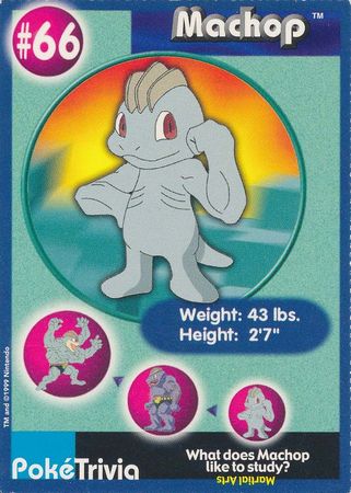 Machop 66 PokeTrivia Mewtwo Strikes Back Collectible Movie Scene 5 Machop 66 PokeTrivia Mewtwo Strikes Back Collectible Movie Scene 5