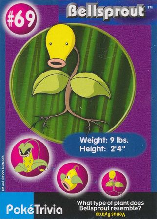 Bellsprout 69 PokeTrivia Mewtwo Strikes Back Collectible Movie Scene 5 Bellsprout 69 PokeTrivia Mewtwo Strikes Back Collectible Movie Scene 5