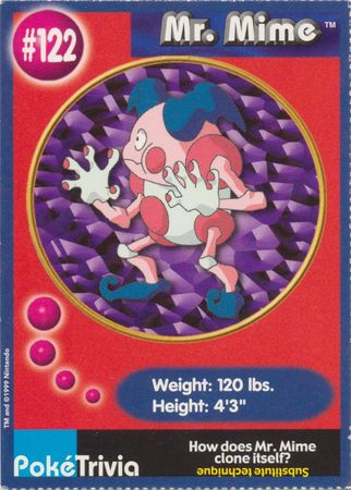 Mr Mime 122 Evo Memorabilia Supplies Trollandtoad