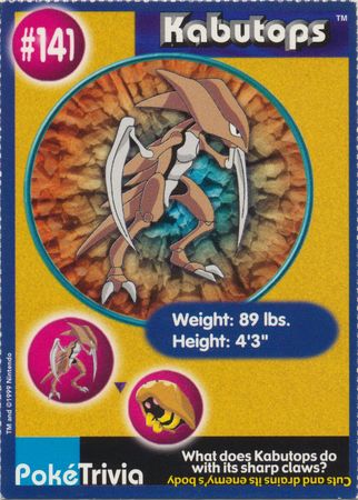 Kabutops 141 PokeTrivia Mewtwo Strikes Back Collectible Movie Scene 10 Kabutops 141 PokeTrivia Mewtwo Strikes Back Collectible Movie Scene 10