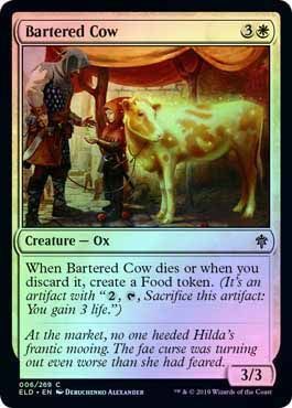 Bartered Cow 006 269 Foil Throne of Eldraine Foil Singles Bartered Cow 006 269 Foil Throne of Eldraine Foil Singles