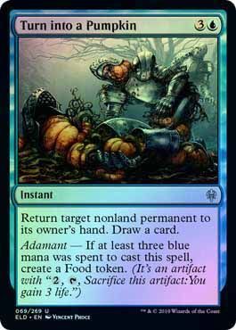 Turn into a Pumpkin 069 269 Foil Throne of Eldraine Foil Singles Turn into a Pumpkin 069 269 Foil Throne of Eldraine Foil Singles