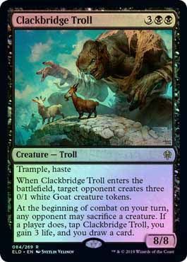 Clackbridge Troll 084 269 Foil Clackbridge Troll 084 269 Foil
