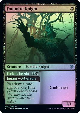 Foulmire Knight 090 269 Foil Throne of Eldraine Foil Singles Foulmire Knight 090 269 Foil Throne of Eldraine Foil Singles