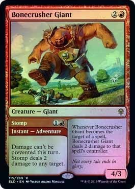 Bonecrusher Giant 115 269 Foil Throne of Eldraine Foil Singles Bonecrusher Giant 115 269 Foil Throne of Eldraine Foil Singles