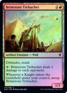 Brimstone Trebuchet 116 269 Foil Throne of Eldraine Foil Singles Brimstone Trebuchet 116 269 Foil Throne of Eldraine Foil Singles