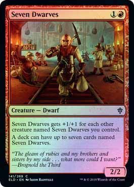 Seven Dwarves 141 269 Foil Throne of Eldraine Foil Singles Seven Dwarves 141 269 Foil Throne of Eldraine Foil Singles