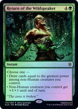 Return of the Wildspeaker 172 269 Foil Return of the Wildspeaker 172 269 Foil
