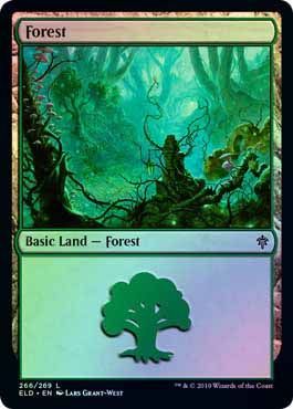 Forest 266 269 Foil Throne of Eldraine Foil Singles Forest 266 269 Foil Throne of Eldraine Foil Singles