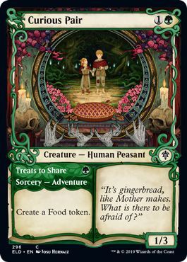 Curious Pair 296 269 Alternate Showcase Promo Throne of Eldraine Singles Curious Pair 296 269 Alternate Showcase Promo Throne of Eldraine Singles