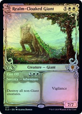 Realm Cloaked Giant 277 269 Alternate Showcase Foil Throne of Eldraine Foil Singles Realm Cloaked Giant 277 269 Alternate Showcase Foil Throne of Eldraine Foil Singles
