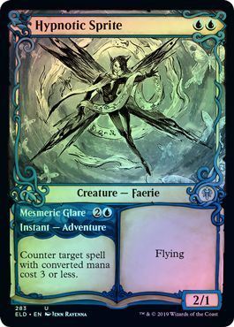 Hypnotic Sprite 283 269 Alternate Showcase Foil Throne of Eldraine Foil Singles Hypnotic Sprite 283 269 Alternate Showcase Foil Throne of Eldraine Foil Singles