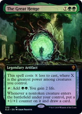 The Great Henge 370 269 Extended Art Foil Throne of Eldraine Foil Singles The Great Henge 370 269 Extended Art Foil Throne of Eldraine Foil Singles