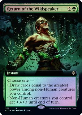 Return of the Wildspeaker 373 269 Extended Art Foil Throne of Eldraine Foil Singles Return of the Wildspeaker 373 269 Extended Art Foil Throne of Eldraine Foil Singles