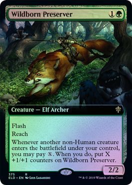 Wildborn Preserver 375 269 Extended Art Foil Throne of Eldraine Foil Singles Wildborn Preserver 375 269 Extended Art Foil Throne of Eldraine Foil Singles
