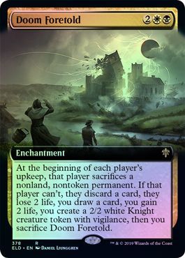 Doom Foretold 378 269 Extended Art Foil Doom Foretold 378 269 Extended Art Foil