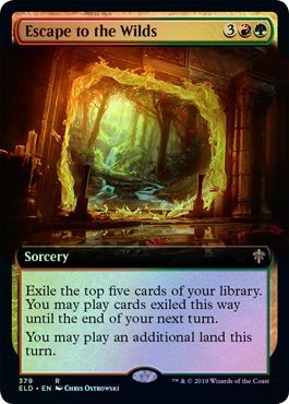 Escape to the Wilds 379 269 Extended Art Foil Escape to the Wilds 379 269 Extended Art Foil