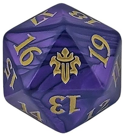 MTG Magic Planeswalker Blue Speckled Promo Spin Down Counter NEW Die Dice d20