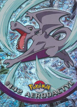 Aerodactyl 142 Rainbow Foil Series 3 Topps Pokemon Series 3 Topps Aerodactyl 142 Rainbow Foil Series 3 Topps Pokemon Series 3 Topps