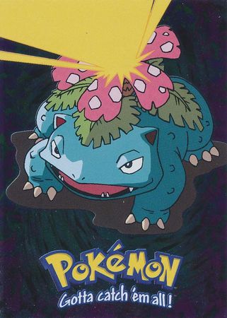 Venusaur 03 E3 of 12 Foil Topps Pokemon Venusaur 03 E3 of 12 Foil Topps Pokemon