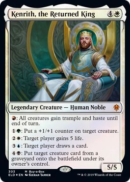 Kenrith the Returned King 303 269 Buy a Box Non Foil Promo Kenrith the Returned King 303 269 Buy a Box Non Foil Promo