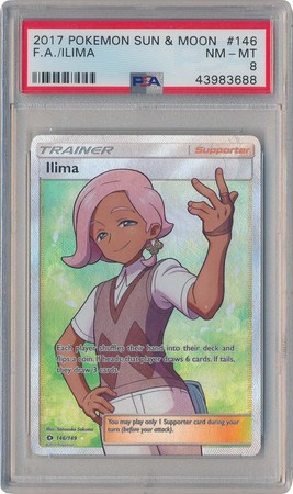 Sun and Moon 146//149 Pokemon Full Art Ilima