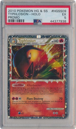 Typhlosion Prime HGSS09 PSA EX 5 Ultra Rare HGSS Promo 7938 Pokemon Heart Gold Soul Silver Promos Typhlosion Prime HGSS09 PSA EX 5 Ultra Rare HGSS Promo 7938 Pokemon Heart Gold Soul Silver Promos