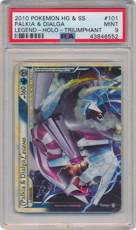 Palkia Dialga LEGEND Top 101 102 PSA Mint 9 Ultra Rare Triumphant 6552 HGSS Triumphant Singles Palkia Dialga LEGEND Top 101 102 PSA Mint 9 Ultra Rare Triumphant 6552 HGSS Triumphant Singles