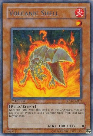 Volcanic Shell FOTB EN009 Rare 1st Edition Volcanic Shell FOTB EN009 Rare 1st Edition