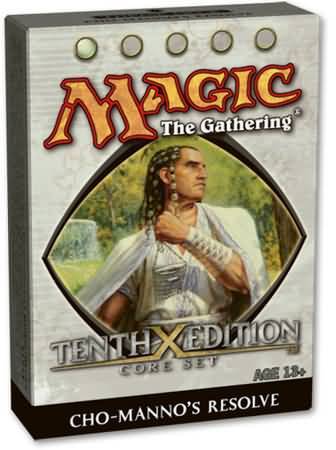 10th Edition Tenth Edition Core Set Cho Manno s Resolve Preconstructed Theme Deck Magic The Gathering Sealed Product 10th Edition Tenth Edition Core Set Cho Manno s Resolve Preconstructed Theme Deck Magic The Gathering Sealed Product